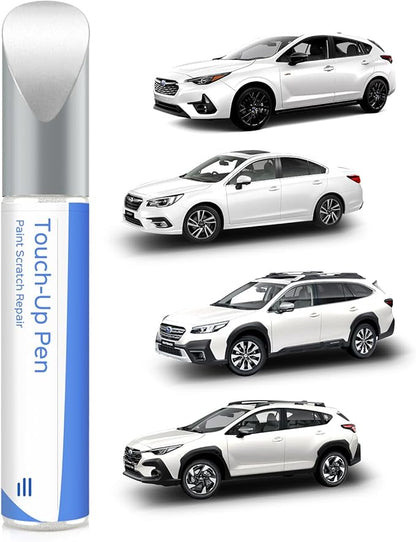 K1X Crystal White Pearl Tricoat Touch Up Paint Compatible with Subaru Exact Match Chips and Nicks Touch Up