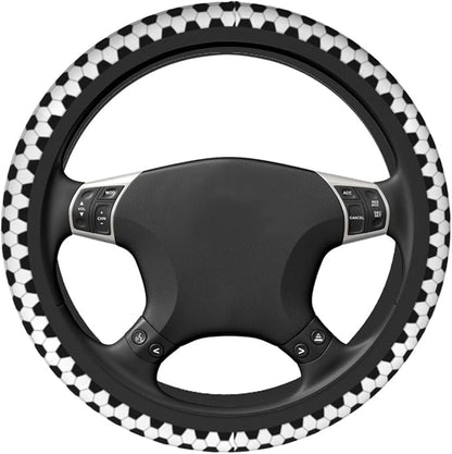 Football Steering Wheel Covers Non Slip Neoprene Universal 15 Inch Steering Wheel Protector Car Cover for Men Women