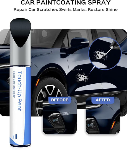 GLU/WA328E Midnight Blue Metallic Touch Up Paint Compatible with Chevrolet Exact Match Chips and Nicks Touch Up