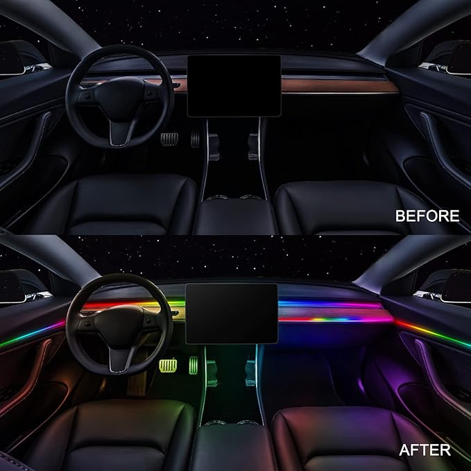Dreamcolor Acrylic Interior Car LED Strip Light - 14-inch, Fits Dreamcolor Controller Kit