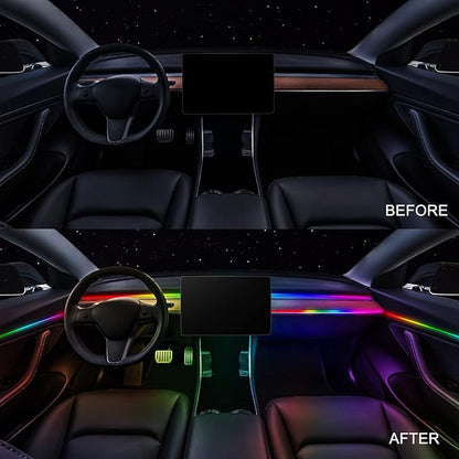 Dreamcolor Acrylic Interior Car LED Strip Light - 14-inch, Fits Dreamcolor Controller Kit
