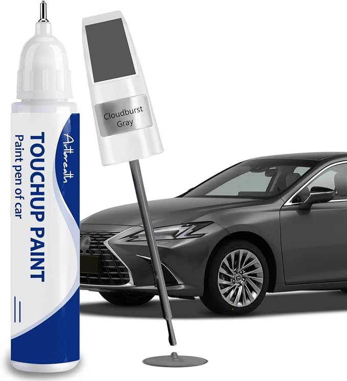 Cloudburst Gray(1L1) Touch Up Paint for Lexus-Exact Match–Chips and Nicks Car Paint Scratch Repair Kit Automotive Paint Pen for 2025 ES/2024 IS/2024 LS/2025 UX HYBRID/NX/2024 RX/GX/RZ/LX