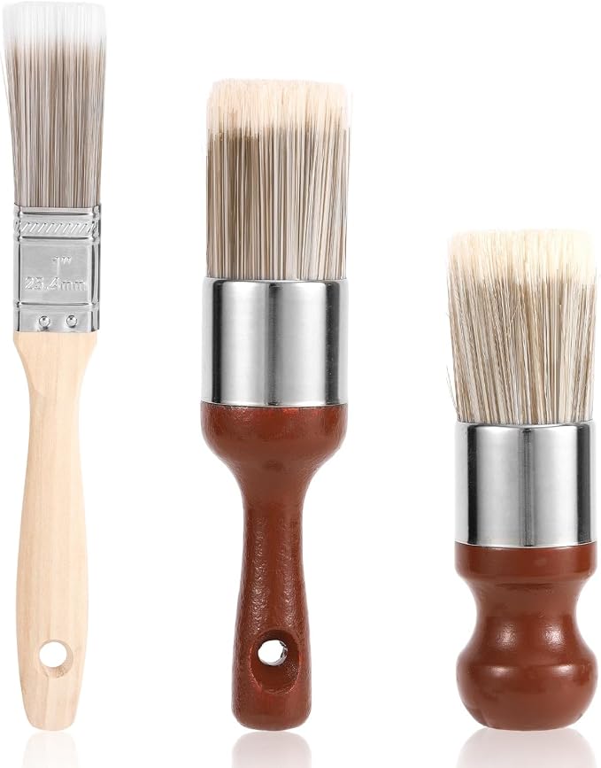 3pcs Leather Furniture Salve Brush, 3 Styles Ergonomic Leather Furniture Cleaning Brush Durable Salve Wax Tool for Home Polishing Wax Application