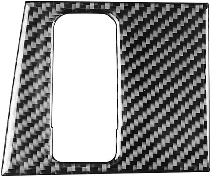 NVCNX Real Premium Carbon Fiber for Toyota Tundra 2022-2026 / Sequoia 2023-2026 2024 2025 Center Console Electronic Handbrake Button Panel Cover Interior Trim Accessories Overlay Sticker Decal 1PC