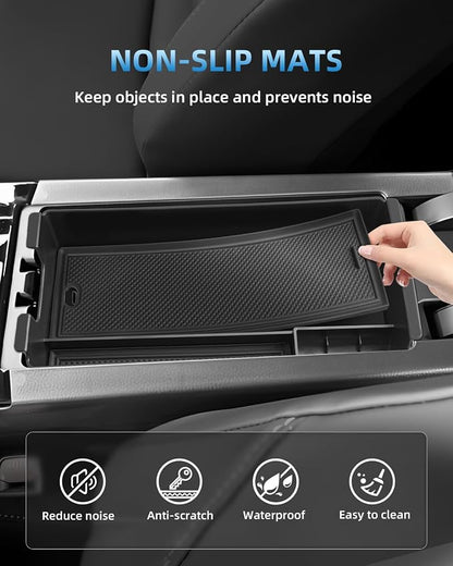 Dashboard Screen Storage Tray & Center Console Organizer for 2023-2026 Toyota Prius – 2025 2026 Prius Interior Accessories