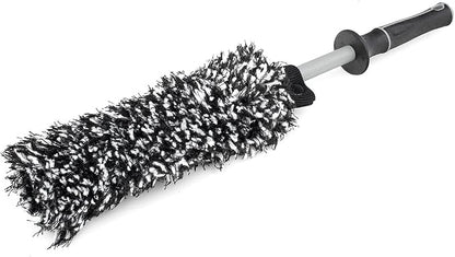 Detail Factory Wheel Brush Kit with Interchangeable Microfiber Covers | Ultra-Soft Cleaning, Washing and Detailing Wheels, Tires Rims