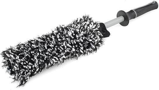 Detail Factory Wheel Brush Kit with Interchangeable Microfiber Covers | Ultra-Soft Cleaning, Washing and Detailing Wheels, Tires Rims