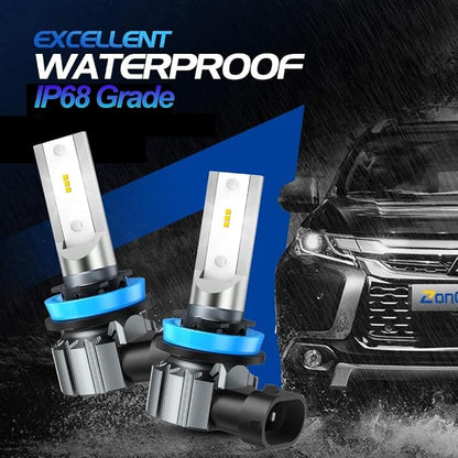 1156 LED Bulbs White For RV Reverse Light Bulbste, IP68 Waterproof 1:1 Size to 1156 Stock Bulbs, With Built in 30,000rpm High Speed Cooling Fans, 80,000hrs Long Lifespan, Pack of 2