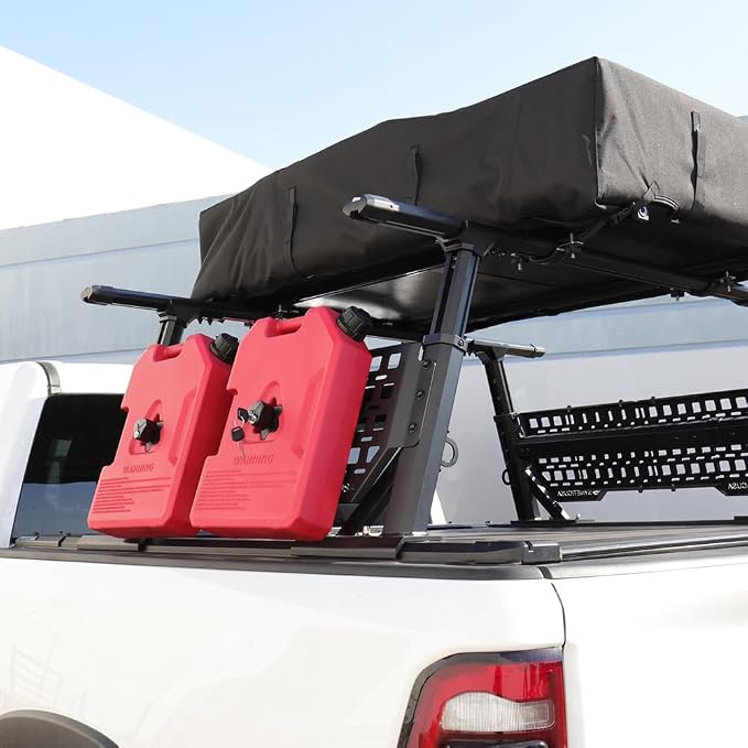 Syneticusa MR Retractable Truck Bed Cover with Rack Panels for Ford F-150 2004–2026 | 5.5' (67”) Short Bed | Aluminum Hard Retractable Tonneau Cover | One-Person Installable | Waterproof, Low-Profile