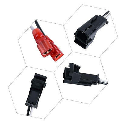 HSTECH 72-4568 2 Pairs (4 Pack) Speaker Harness for Selected General Motor Vehicles Total Adapters
