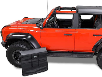 IAG I-Line Front Hard Top Roof Panel Storage Bag for Ford Bronco 2021-2026, Felt Lined, Carry Strap, 2/4 Door (Not Sport)