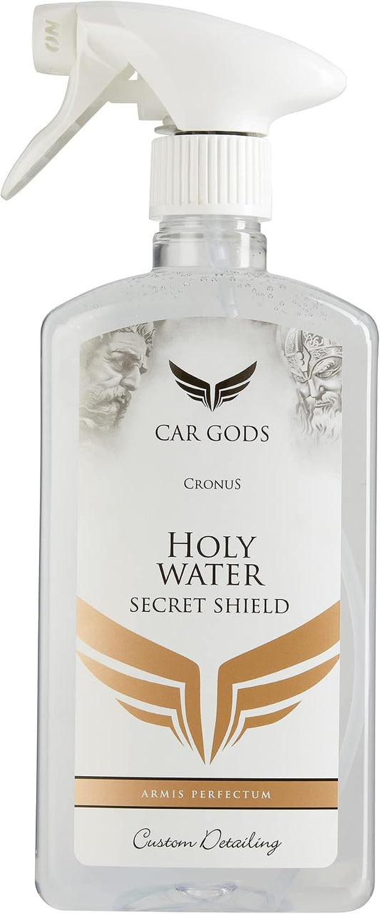 Car Gods Paint Sealant Holy Water Secret Shield Polish, Hydrophobic Nano Coat Repels Dirt Provides Premium Panel Protection Against Water and UV Damage, 17 Fl Oz