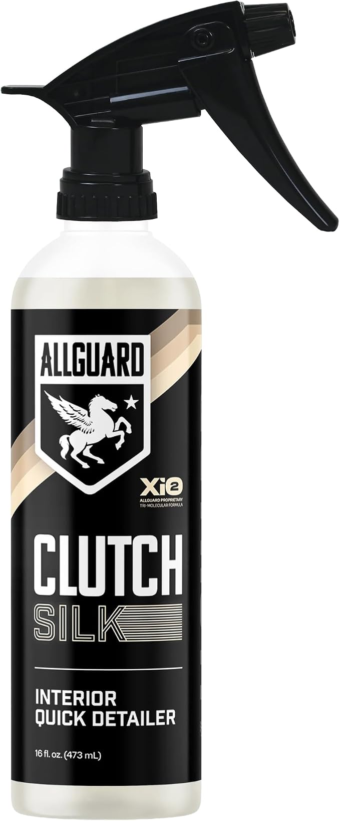 Clutch Silk - Interior Cleaner & Quick Detailer Formulated with XiO2™ Ceramic - Protects While Cleaning Leather, Plastics, Vinyl, Glass & More - Satin Finish with UV Defense & Anti-Static