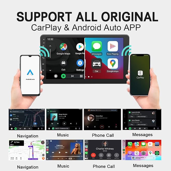 CarPlay Wireless CarPlay Adapter for iPhone for Volvo XC90 XC60 XC40 S60 V90 Accessories, Convert Wired to Wireless CarPlay Adapter (carplay Model B)