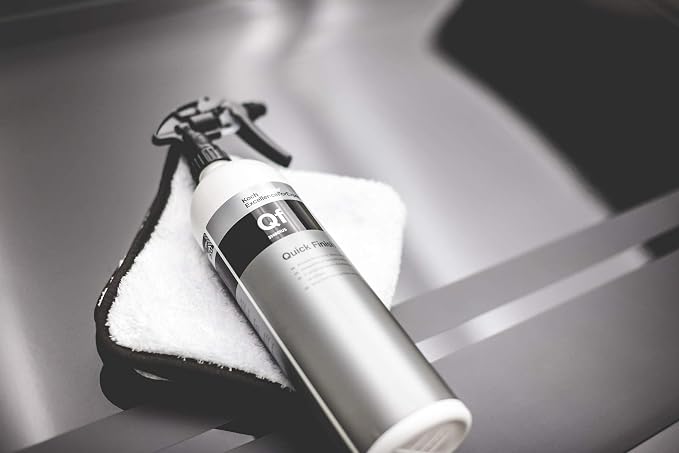 KOCHCHEMIE Quick Finish Allround Finish Spray - Silicone-Oil-Free; Cleans, Cares, & Seals Smooth and Painted Surfaces; Safe on Existing Polishes and Waxes; Great for Showroom Exhibitions (1 Liter)