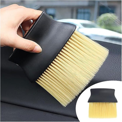 Auto Interior Dust Brush - Soft Bristles Car Duster Interior Household Cleaning Dust Car Detailing Brush - Whisk Broom Car Cleaning Brushes Dusting Tool for Automotive Dashboard Interior & Exterior