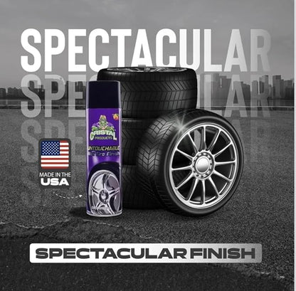 Untouchable Wet Tire Finish 13oz (Pack of 6) – Long Lasting Tire Shine for Cars, Trucks & SUVs – Deep Wet Look Finish & Waterproof Protection