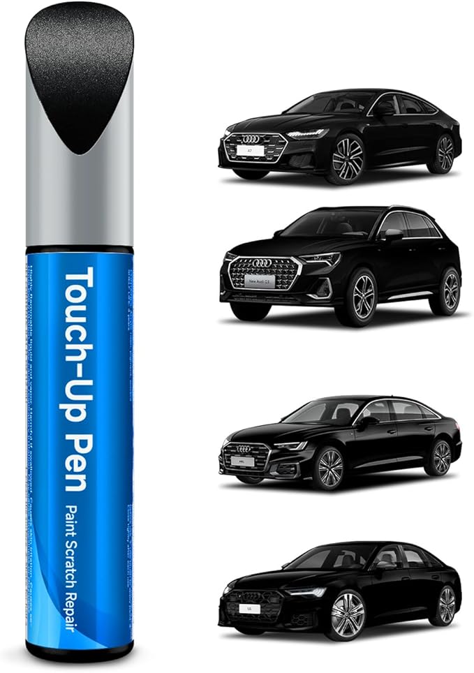 LY9B Brilliant Black Touch Up Paint Compatible With Audi Exact Match Car Paint Pen Scratch Repair