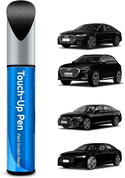 LY9B Brilliant Black Touch Up Paint Compatible With Audi Exact Match Car Paint Pen Scratch Repair