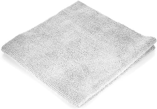 The Rag Company - Edgeless 300 - Microfiber Detailing Towels, Perfect for Removing Polishes, Sealants, and Glaze; Great for Interior Cleaning and Dirty Jobs; 300GSM, 16in x 16in, Ice Grey (10-Pack)
