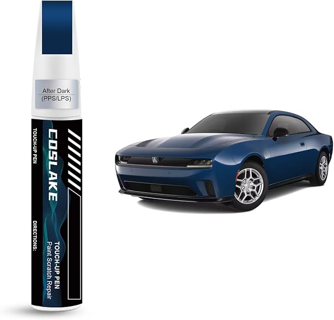 Car Touch Up Paint(After Dark(PPS/LPS)) for Dodge, Car Paint Scratch Repair Kit, Quick & Easy Solution to Repair, Scratch Remover Pen with 2PCS Disposable Micro Applicators