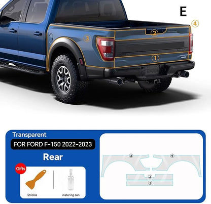 for Ford F-150 2022-2026 TPU PPF Paint Protective Film Custom Fit Clear Coating Paint Protection Film, Scratch Resistant & Self Healing Armor Shield Guard Finishing Accessories for Rear