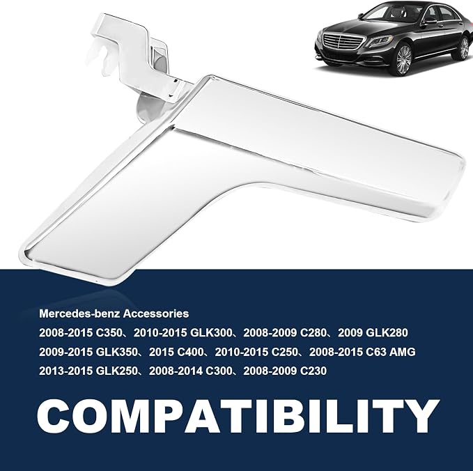 Front or Rear Right Passenger Interior Door Handle Repair Kit Compatible with Benz GLK250 X204 C280 GLK280 W204 C63 GLK300 C300 C250 GLK350 C230 Replace# 2047201271 2047202763