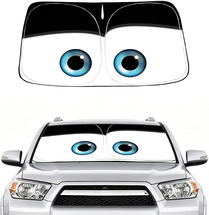 Gven Windshield Sun Shade for Toyota 4Runner 2010-2023 2024 2025 2026, SR5, Trail, TRD (Off-Road, Premium, Pro) Limited Accessories Car Shades Front Windshield UV Heat Protector (4 Runner)