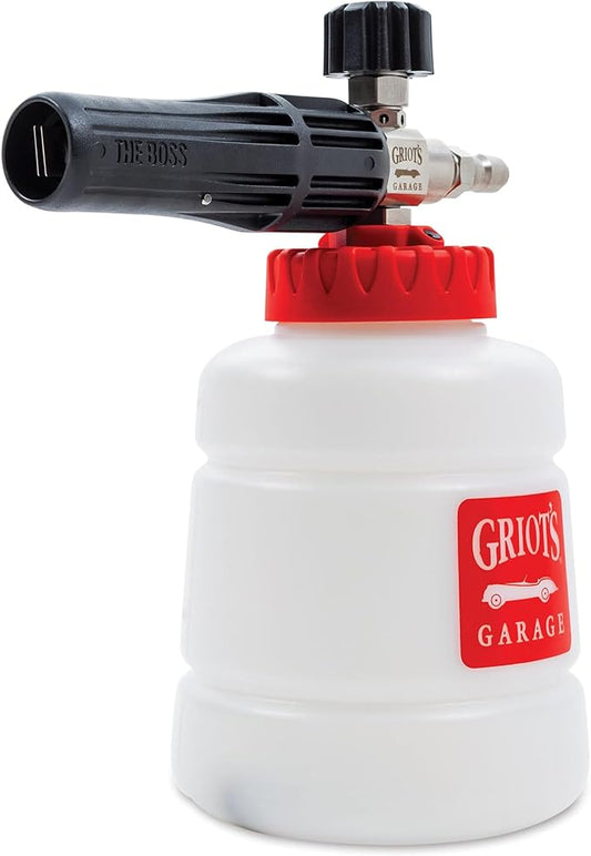 Griot’s Garage The BOSS Foam Cannon for Car Washing and Detailing, Pressure Washer Foam Gun