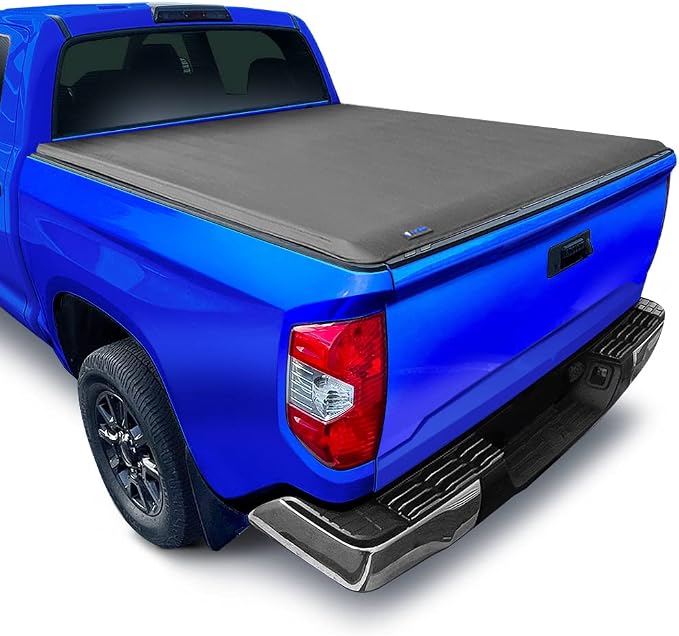 Tyger Auto T1 Soft Roll-up Truck Bed Tonneau Cover Compatible with 2007-2013 Toyota Tundra | 6.5' (79") Bed | TG-BC1T9039