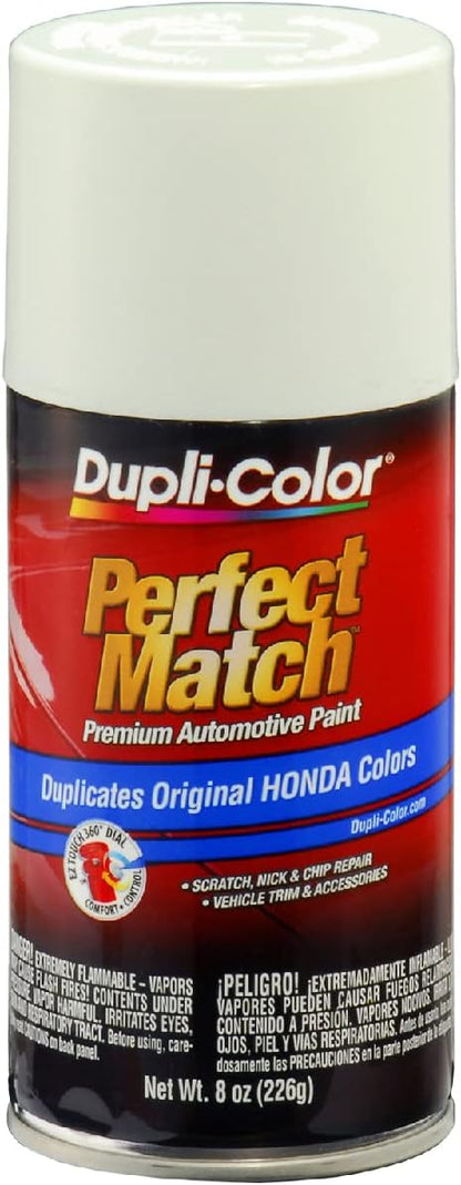 Dupli-Color EBHA09787 Perfect Match Automotive Spray Paint – Honda Taffeta White, NH578 – 8 oz. Aerosol Can