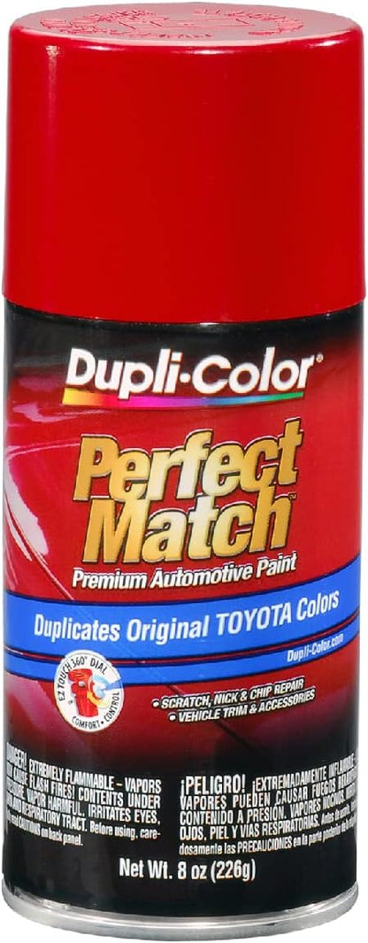 Dupli-Color EBTY15607 Perfect Match Automotive Spray Paint – Toyota Super Red II, 3E5 – 8 oz. Aerosol Can