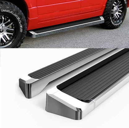 APS Running Boards Style Compatible with Ford Expedition 1997-2017 (Exclude EL Model) (Not Fit Funkmaster Flex Edition) (Nerf Bars Side Steps Side Bars)