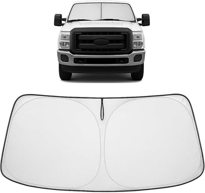 Proadsy 2026 Upgrade Front Windshield Sun Shade Foldable Sunshade Protector Custom Fit for 2008-2016 Ford Super Duty F-250 F250 F-350 F350 F-450 F450 F-550 F550 2Door 4Door Pickup Accessories