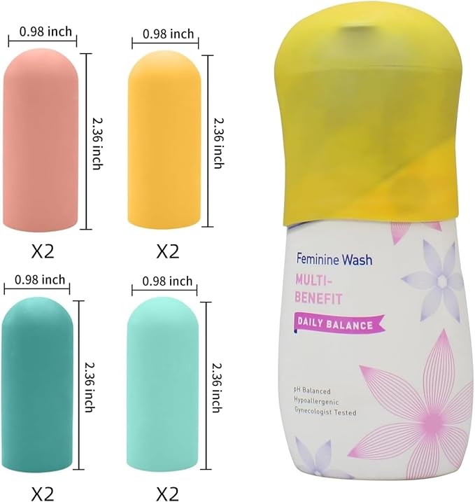 TRANOMOS Silicone Bottle Covers Travel Essentials for Women Men, Beach Vacation Essentials, Travel Size Toiletries Accessories, Cruise Ship Essentials 2026, Must Haves, Leak Proofing