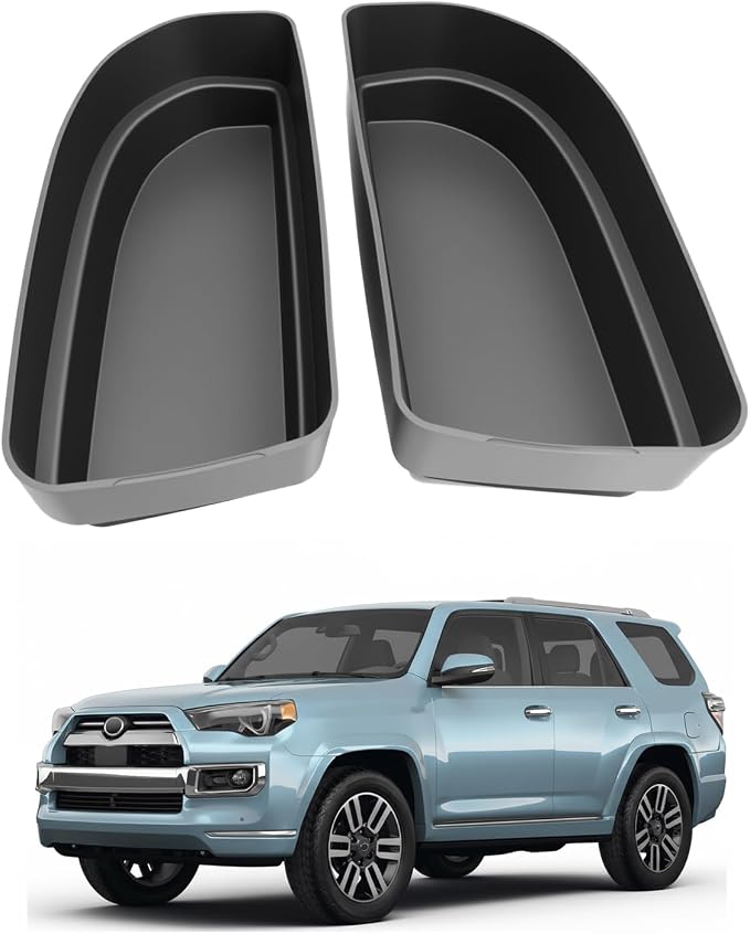 Trunk Organizer Fits for 2010-2024 Toyota 4Runner 5-Seat 2nd Row Trunk Storage Box Compatible with 4Runner Accessories (Pair)