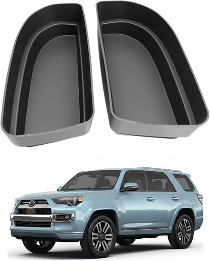 Trunk Organizer Fits for 2010-2024 Toyota 4Runner 5-Seat 2nd Row Trunk Storage Box Compatible with 4Runner Accessories (Pair)