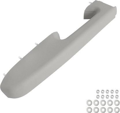 Upgraded Door Armrest Repair Kit Left Driver Side Door Panel Handle Gray Compatible with 2010-2014 Chevy Silverado GMC Sierra 1500 2500HD 3500HD Replaces 22818466