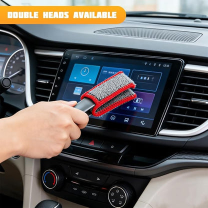 6PCS Car Detailing Brush Kit, Includes Ultra Soft No Scratch Boars & Vent Duster Brush, Multi-Use Automotive Dusting Cleaning Kit for Exterior Interior, Universal for Vehicles