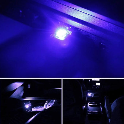 iJDMTOY Touch Control RGB Multi-Color USB Plug-in Miniature/Nano LED Car Interior Ambient Accent Lighting Kit