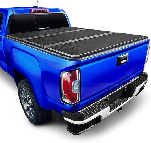 Tyger Auto T5 Tri-Fold Alloy Hardtop Truck Bed Tonneau Cover Compatible with 2015-2026 Chevy Colorado GMC Canyon | 5'2" (62") Bed | TG-BC5C3039