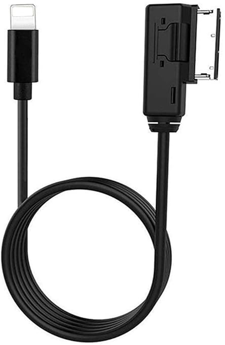 Audio Cables AMI Music Interface Aux Cable Compatible with A3/A4/A5/A6/A8/S4/S6/S8/Q5/Q7 with MMI 3G+ System for 13 Pro, 13 Pro Max,14, 14 Pro, 14 Pro Max (3.3FT)