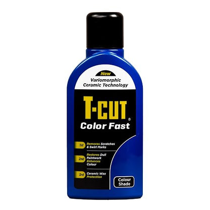 T-Cut Dark Blue Scratch Remover Color Fast Paintwork Restorer Car Polish - 17 Fl Oz 13 Colours Available