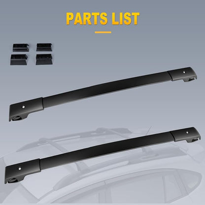 OCPTY Roof Rack Cross Bars Fit for Subaru Forester 2009 2010 2011 2012 2013 Cargo Bars for Cargo Carrier Bag Luggage Kayak Canoe Bike Snowboard Skiboard - Fits Side Rails Models ONLY