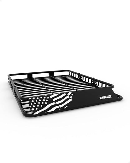 Garvee Universal Roof Rack Cargo Carrier Basket, 200 Lbs Capacity Rooftop Cargo Rack, Car Top Luggage Holder Basket Heavy Duty for SUVs, Trucks, Vehicles