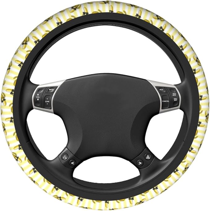Banana Steering Wheel Covers Non Slip Neoprene Universal 15 Inch Steering Wheel Protector Car Cover for Men Women
