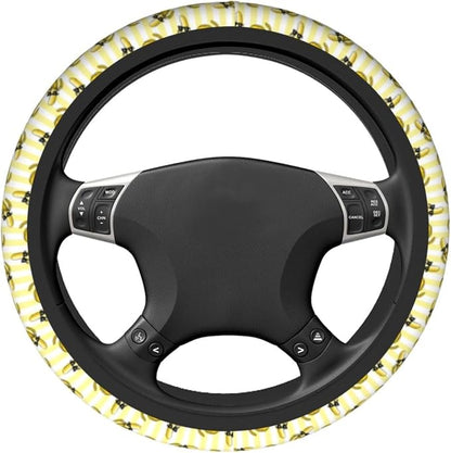 Banana Steering Wheel Covers Non Slip Neoprene Universal 15 Inch Steering Wheel Protector Car Cover for Men Women