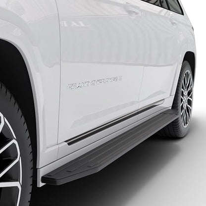 Vanguard Black F6 Style Running Boards | Compatible with 22-26 Jeep Grand Cherokee / 21-26 Grand Cherokee L