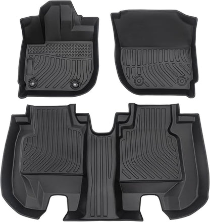 Cartist Custom Fit for Floor Mats HR-V 2016 2017 2018 2019 2020 2021 2022 HRV All Weather Floor Liners Front & 2nd Row Seat TPE Waterproof