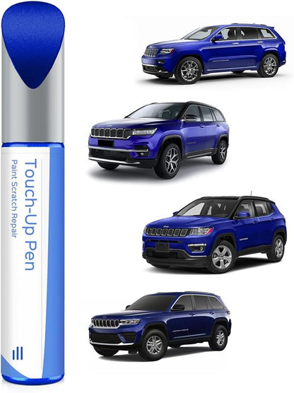 PBM/SBM Ocean Blue Touch Up Paint Compatible with Jeep Exact Match Chips and Nicks Touch Up
